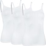 Weiße SPEIDEL Lingerie Bio Damenunterhemden Größe L 3-teilig 