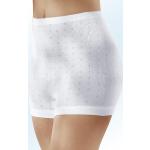 Weiße SPEIDEL Lingerie Oeko-Tex Feinripp-Unterhosen aus Baumwolle für Damen Größe L Große Größen 4-teilig 