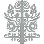 Spellbinders Shapeabilities Nordic Baum sterben, Metall, braun, 22,2 x 12,5 x 0,2 cm