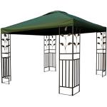 Grüne Spetebo Pavillondächer aus PVC wasserdicht 3x3 