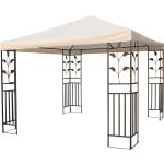 Beige Spetebo Pavillondächer aus PVC wasserdicht 3x3 
