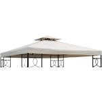 Beige Spetebo Pavillondächer aus Holz wasserdicht 3x3 