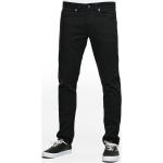 Reduzierte Schwarze Skater REELL Tapered Jeans aus Baumwolle für Herren Weite 32, Länge 32 