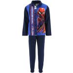 Spider-Man Kinder Jungen Sweat-Jacke mit Jogging-Hose Jogging-Anzug Trainings-Anzug, Farbe:Blau, Größe Kids:104