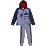Spider-Man Kinder Jungen Sweat-Jacke mit Jogging-Hose Jogging-Anzug Trainings-Anzug, Farbe:Grau, Größe Kids:98