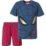 Reduzierte Rote Spiderman Lange Kinderschlafanzüge aus Baumwolle für Jungen Größe 146 