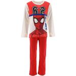Rote Motiv Spiderman Lange Kinderschlafanzüge aus Baumwolle trocknergeeignet für Jungen Größe 98 