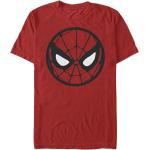 Rote Kurzärmelige Spiderman T-Shirts für Herren Größe L 