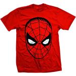 Rote Motiv Bravado Spiderman T-Shirts aus Baumwolle für Herren Größe L 