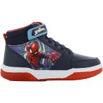 Blaue Leomil Spiderman LED Schuhe & Blink Schuhe mit Klettverschluss für Kinder Größe 32 für den für den Herbst 