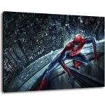 Spiderman Format 80x60 cm Bild auf Leinwand, XXL r