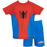 Bunte Spiderman Kinderbademode für Jungen Größe 104 2-teilig für den für den Sommer 