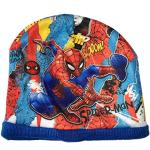 Blaue Spiderman Kinderbeanies für Jungen für den für den Winter 