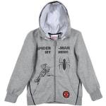 Spiderman Kapuzensweatjacke »Kinder Jungen Pullover Hoodie Jacke mit Kapuze und Reißverschluss«, grau, Grau