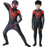 Schwarze Spiderman Superheld-Kostüme für Jungen 