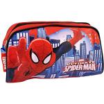 Rote Hasbro Spiderman Kulturtaschen & Waschtaschen aus PVC für Kinder 