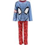 Reduzierte Blaue Spiderman Kinderschlafanzüge & Kinderpyjamas aus Baumwolle Größe 104 
