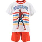 Reduzierte Rote Spiderman Kinderschlafanzüge & Kinderpyjamas aus Baumwolle für Jungen Größe 116 