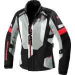 Spidi Terranet Motorrad Textiljacke, schwarz-grau-rot, Größe 2XL