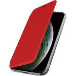 Rote iPhone XS Max Cases Art: Flip Cases aus Polycarbonat mit Spiegel 