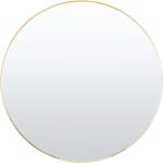 Goldene Höffner Runde Runde Spiegel 120 cm 