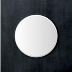 Weiße Moderne Runde Badspiegel & Badezimmerspiegel abgeschrägt 