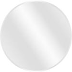Spiegel rund Malva (Durchmesser: 60 cm, Weiß)