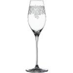 Weiße Spiegelau Champagnergläser mit Blumenmotiv 2-teilig 