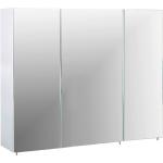 Weiße Nachhaltige Spiegelschränke abschließbar Breite 50-100cm, Höhe 0-50cm, Tiefe 0-50cm 