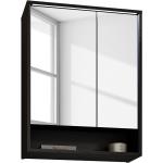 Schwarze Casa Möbel Spiegelschränke aus MDF Breite 50-100cm, Höhe 50-100cm, Tiefe 0-50cm 