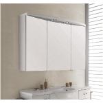 Reduzierte Weiße Spiegelschränke beleuchtet Breite über 500cm, Höhe über 500cm, Tiefe 100-150cm 