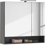Schwarze Casa Möbel Spiegelschränke aus MDF Breite 50-100cm, Höhe 50-100cm, Tiefe 0-50cm 
