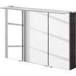 Graue Fackelmann Spiegelschränke aus Glas Breite 100-150cm, Höhe 50-100cm, Tiefe 0-50cm 