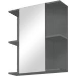 Reduzierte Weiße Spiegelschränke Breite 50-100cm, Höhe 50-100cm, Tiefe 0-50cm 