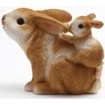 Reduzierte Braune Osterhasen mit Tiermotiv aus Kunststein 