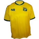 Spielfussballshop Brasilien Trikot mit Wunschname Nummer Größe XXL