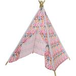 Spielzelt INDIA - Tipi Zelt für Kinder - Polyester - L: 1,20m - H: 1,55m - bunt