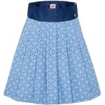 Blaue Blumenmuster Spieth & Wensky Trachtenröcke mit Reißverschluss für Damen Größe M 