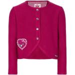 Rosa Unifarbene Elegante Spieth & Wensky Trachten-Strickjacken für Kinder Handwäsche für Mädchen 