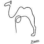 Spiffing Prints Picasso – Camel – klein – matt – ungerahmt