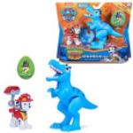 Spin Master Paw Patrol Dino Rescue Marshall Hero Pup, Spielfigur blau/rot, inkl. Dinosaurier-Figur und Überraschungs-Dino