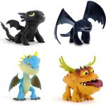 Spin Master Dragons Defenders of Berk Drachenzähmen leicht gemacht Ohnezahn Drachen Spielzeugfiguren 4-teilig 