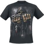 Schwarze Gothic Spiral Direct T-Shirts für Herren Größe S 