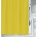 Gelbe Spirella Primo Textil-Duschvorhänge aus Textil 180x240 