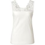Weiße SPEIDEL Lingerie Bio Nachhaltige Damenträgerhemden & Damenachselhemden aus Spitze Größe L für den für den Sommer 