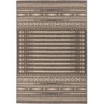 Braune Mediterrane Kayoom Outdoor-Teppiche & Balkonteppiche aus Kunstfaser 