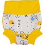Gelbe Blumenmuster Splash About Schwimmwindeln für Kinder & Kinderbadewindeln aus Neopren Größe 98 