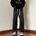 Schwarze Y2K Baggy Jeans & Loose Fit Jeans aus Denim für Herren Größe 3 XL 