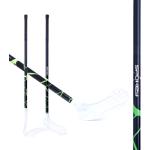 Spokey Massig schwarz-grüner Unihockeyschläger, 95 cm