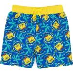 Blaue Spongebob SpongeBob Schwammkopf Kinderbadeshorts aus Polyester für Jungen 